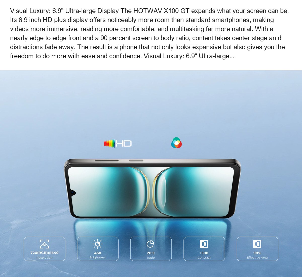 HOTWAV X100GT smartphones feature illustration 28