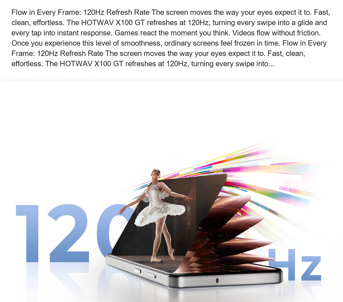 Color With an Attitude: RGB Dynamic Light On the back of the HOTWAV X100 GT, a three color RGB light comes alive to signal what ma - view 29