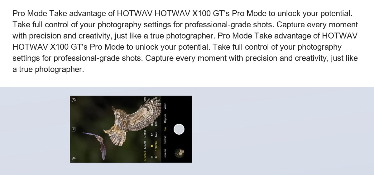 When Details Refuse to Hide: 48MP PDAF Main Camera Every frame tells the full story. Powered by the OMNIVISION OV48B sensor, the H - view 47