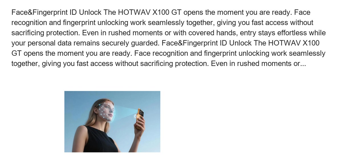 The HOTWAV X100 GT makes everyday interactions faster with built-in NFC support. Tap to pay, pair, or share in seconds, turning yo - view 56