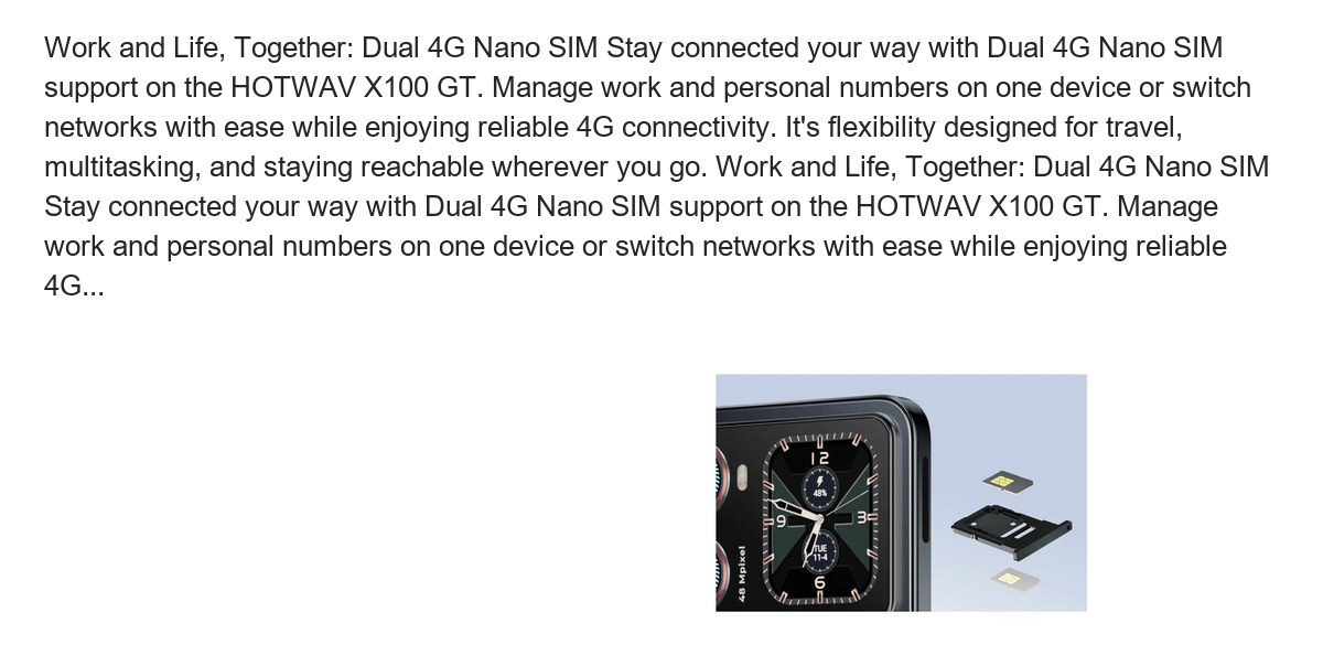The HOTWAV X100 GT makes everyday interactions faster with built-in NFC support. Tap to pay, pair, or share in seconds, turning yo - view 57