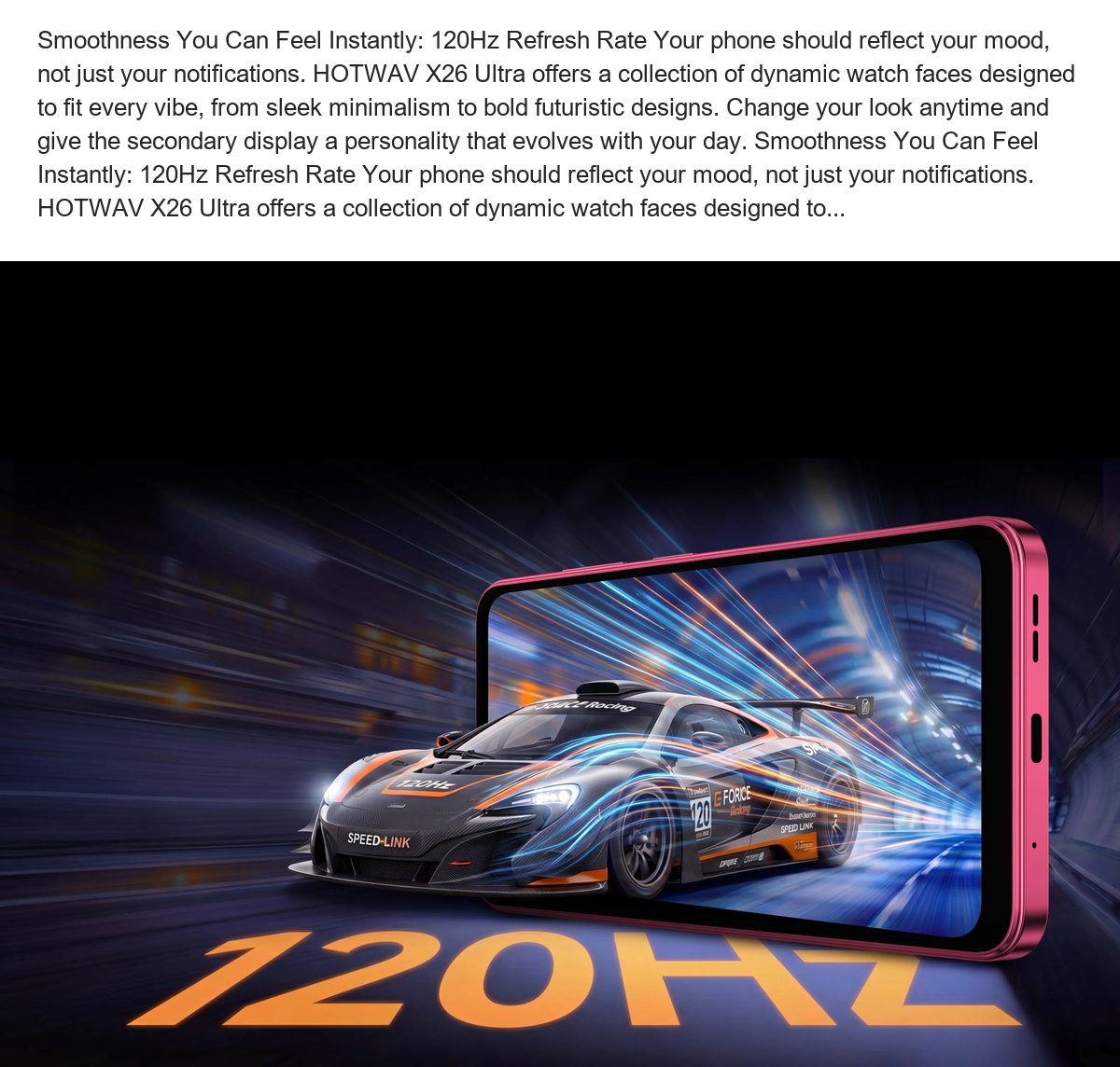 A Bigger View for Everything You Love: 6.75 Inch Display The expansive 6.75 inch display on HOTWAV X26 Ultra gives content room to - view 29