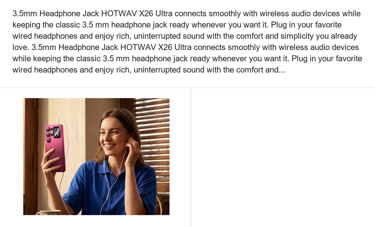 HOTWAV X26 Ultra smartphones feature illustration 49
