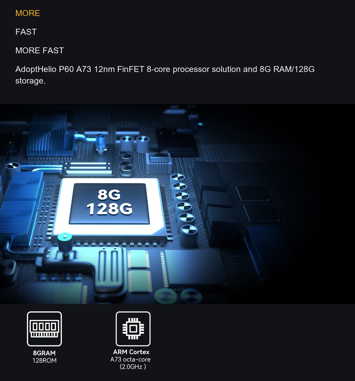 HUGEROCK B70 product features