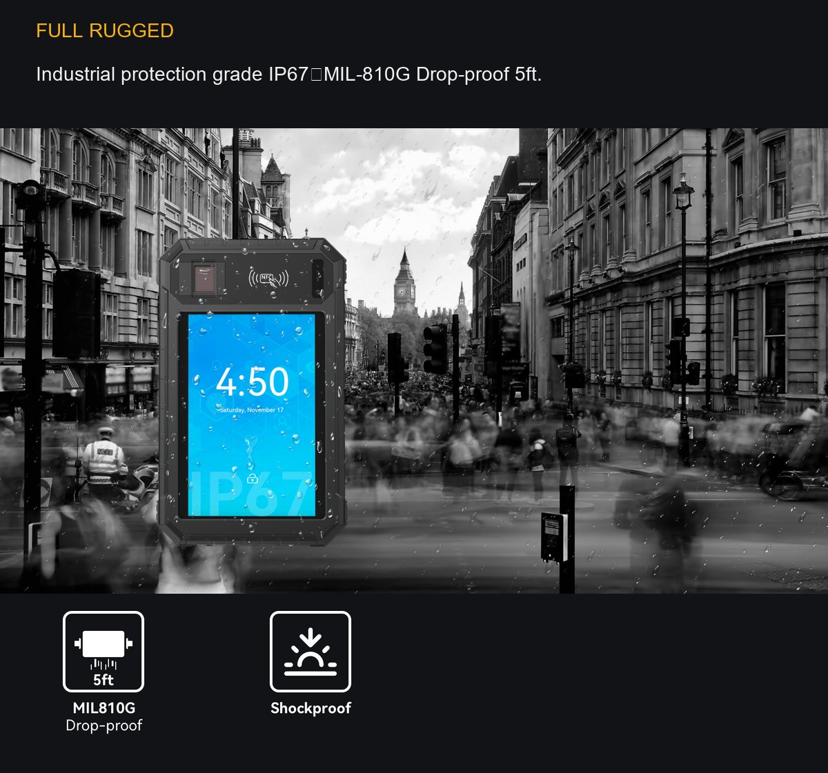HUGEROCK B81 product features