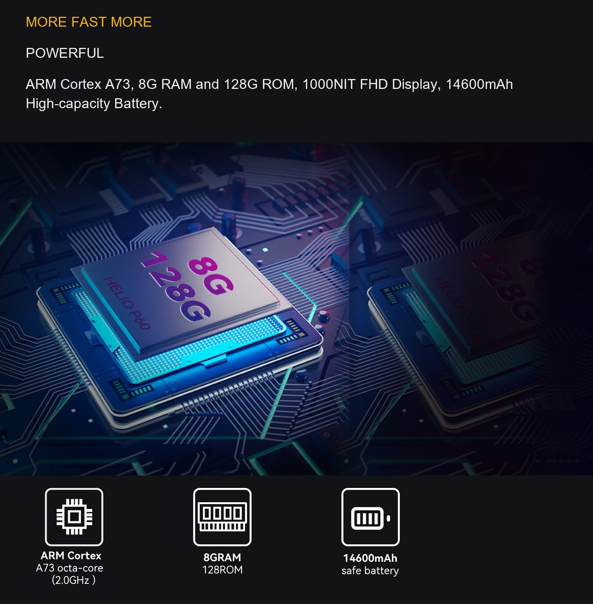 HUGEROCK G101L product features