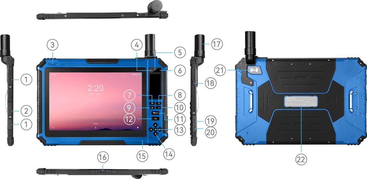 HUGEROCK G101L technical specifications