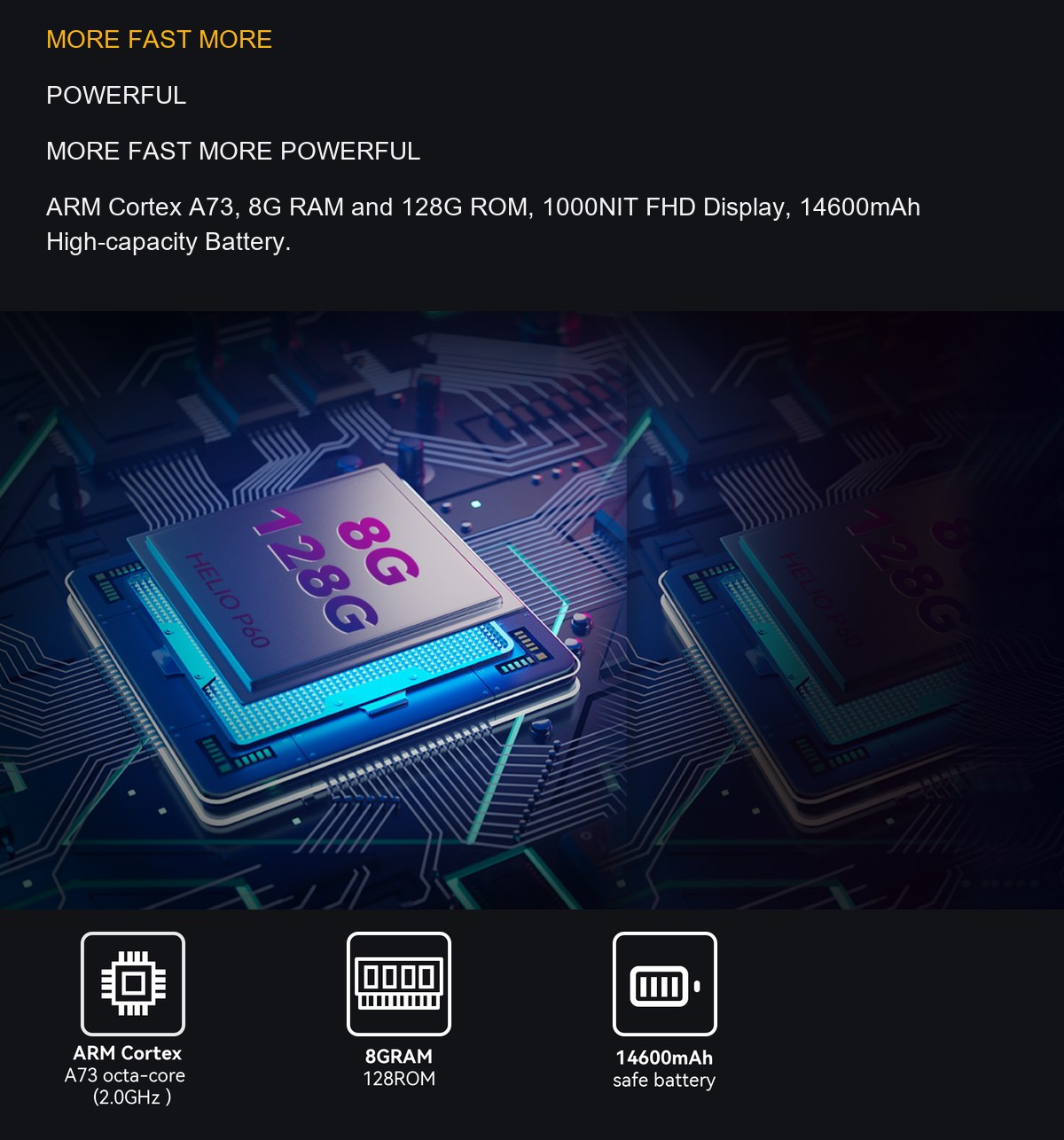 HUGEROCK G101M product features