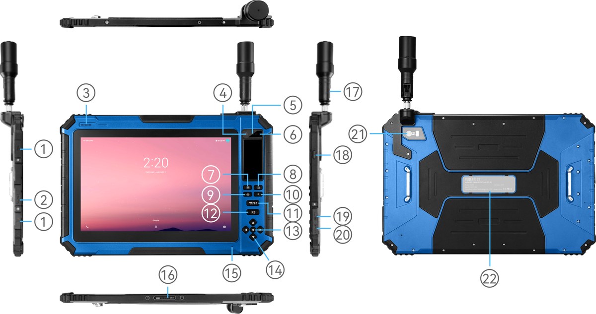 HUGEROCK G101M technical specifications
