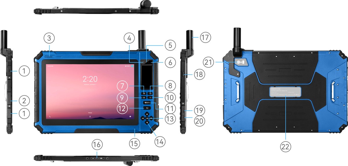 HUGEROCK G101N technical specifications