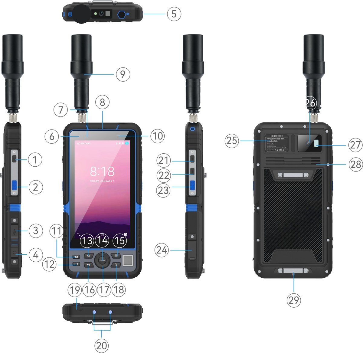 HUGEROCK G60M technical specifications