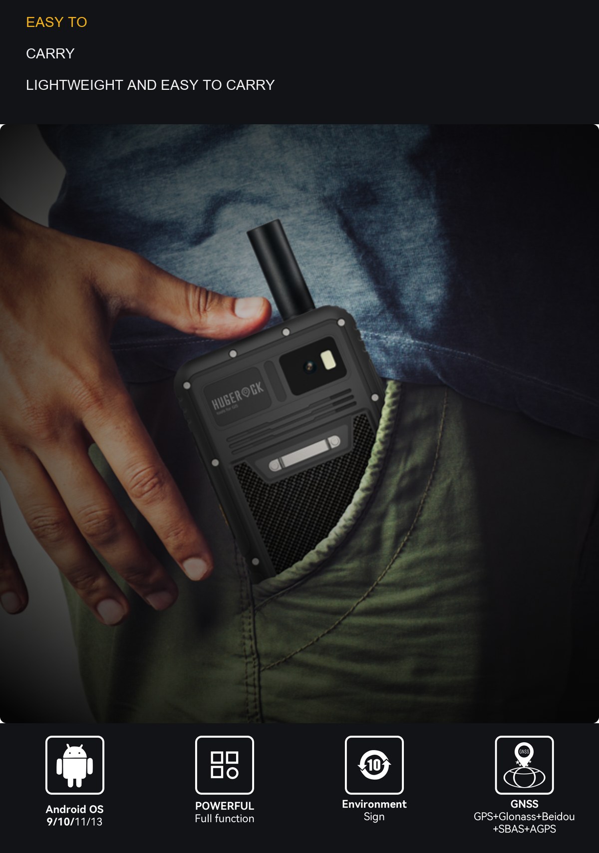 HUGEROCK G60N product features