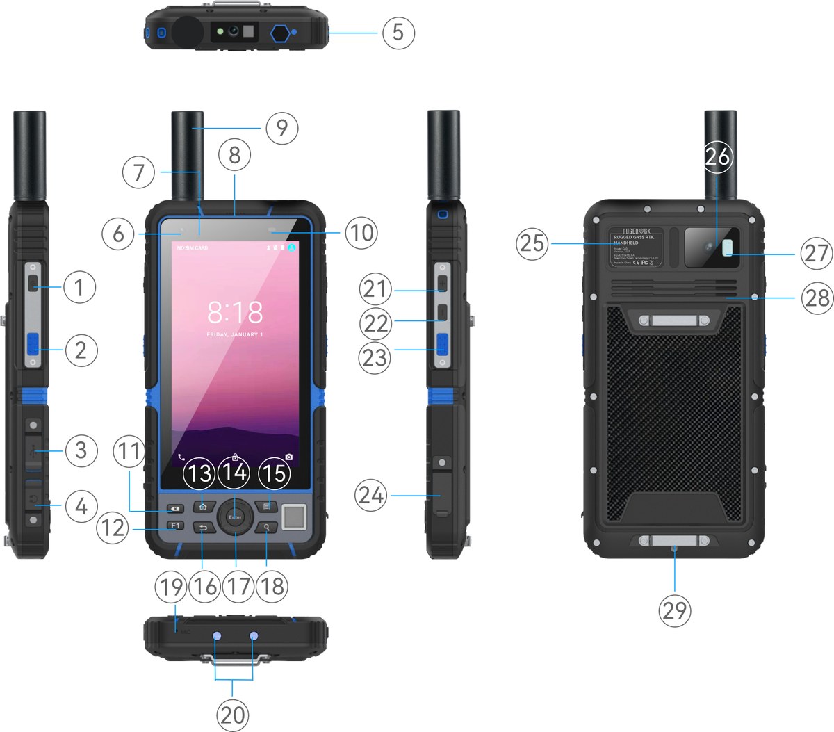 HUGEROCK G60N technical specifications
