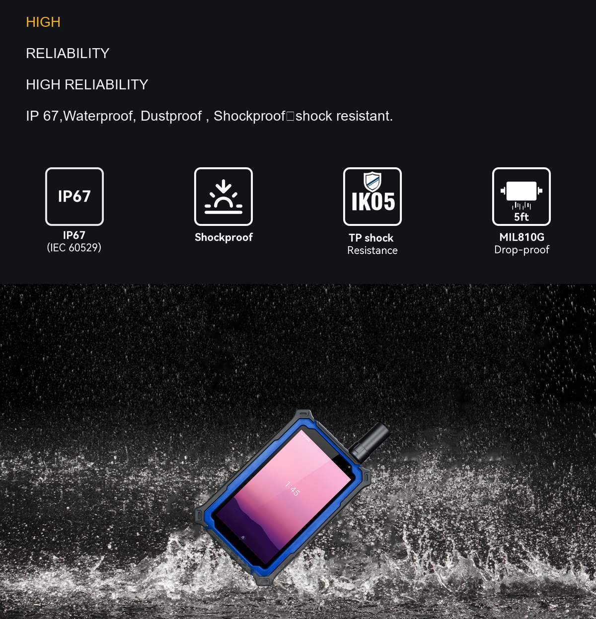 HUGEROCK G71L product features