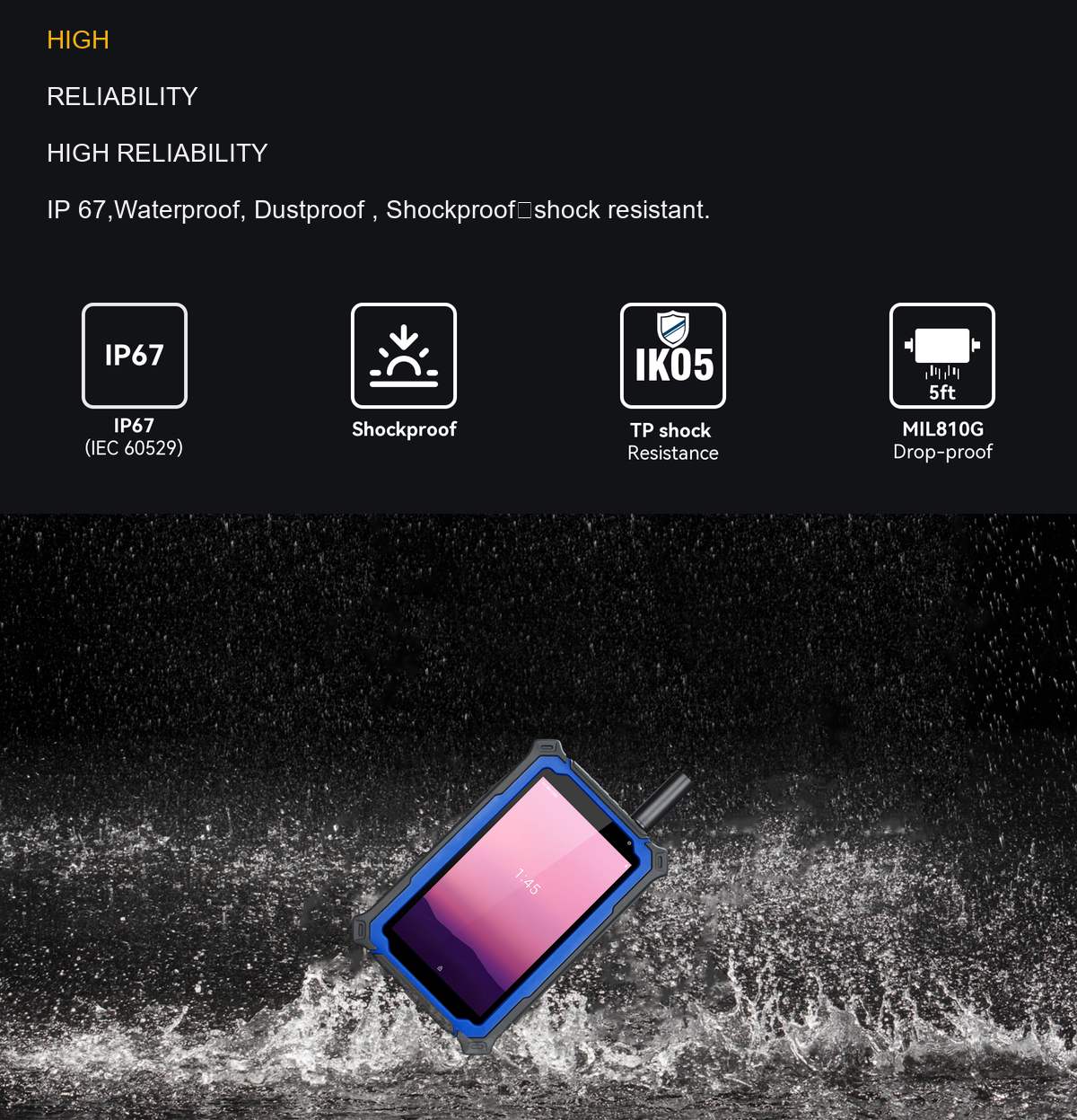 HUGEROCK G71N product features