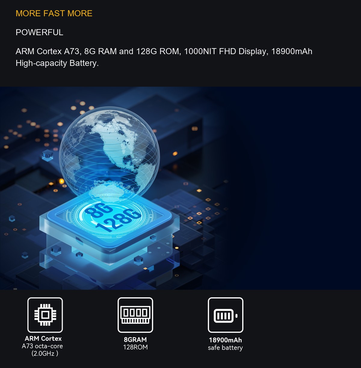 HUGEROCK G80L product features