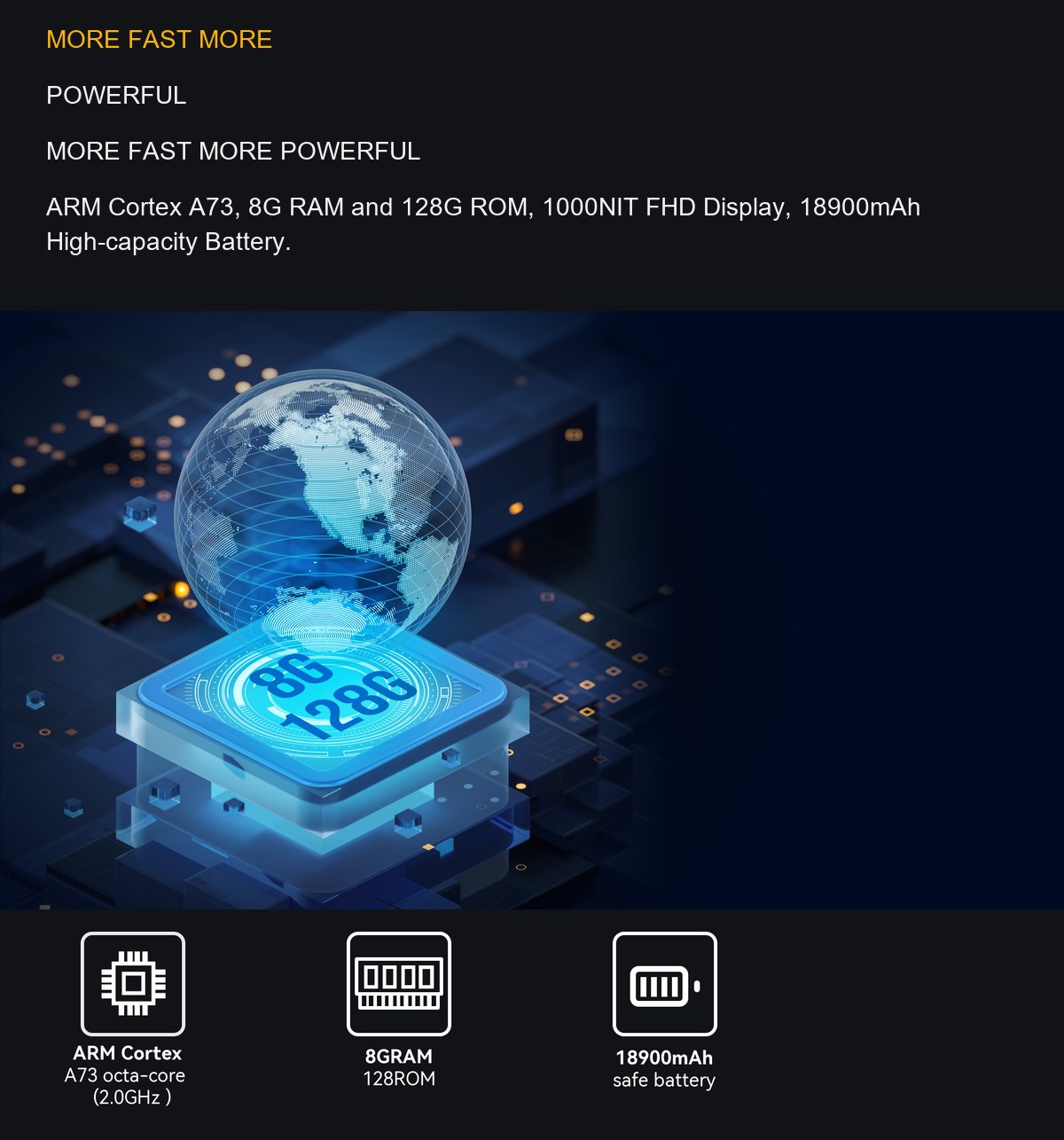 HUGEROCK G80N product features