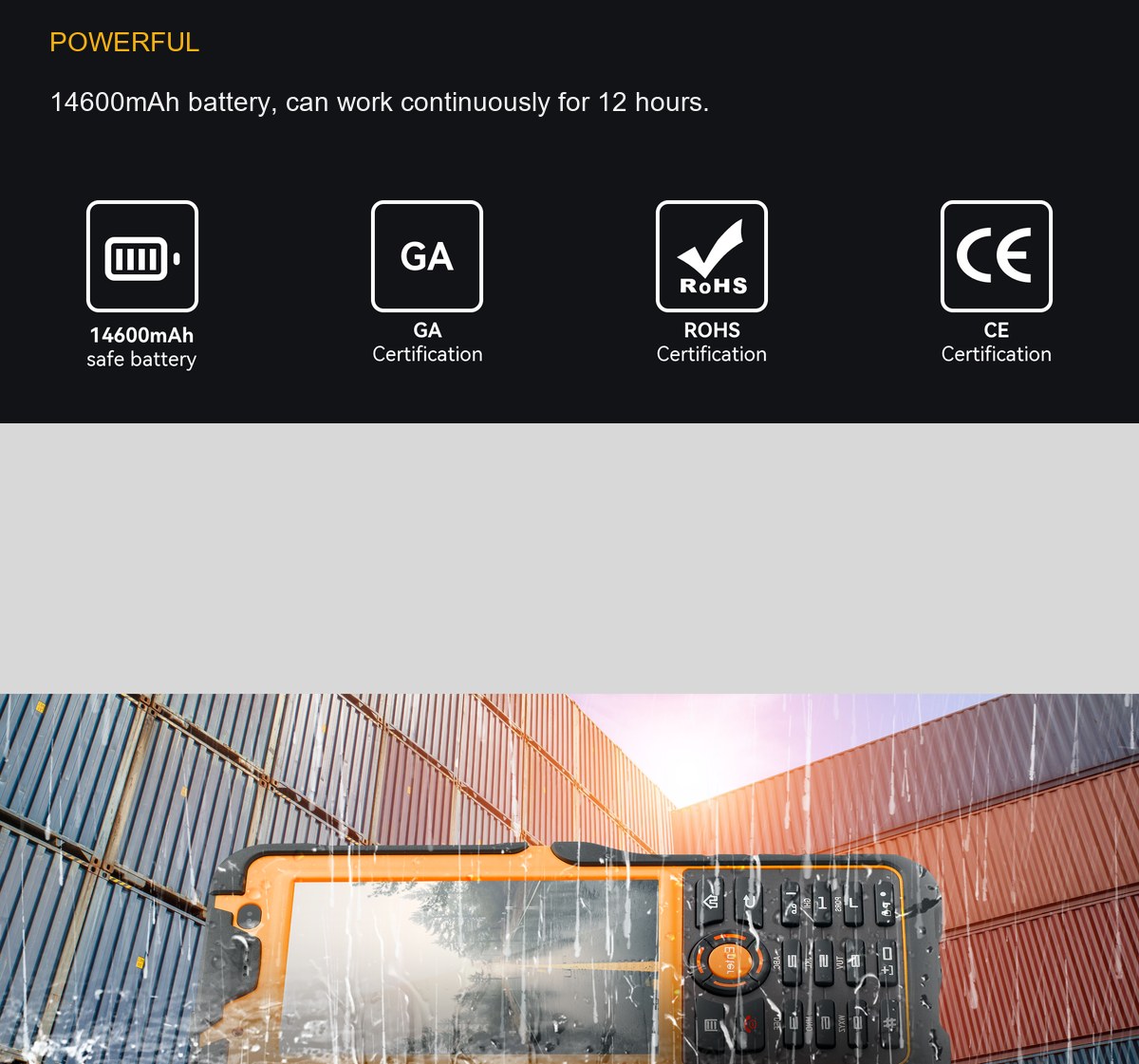 HUGEROCK R101 product features