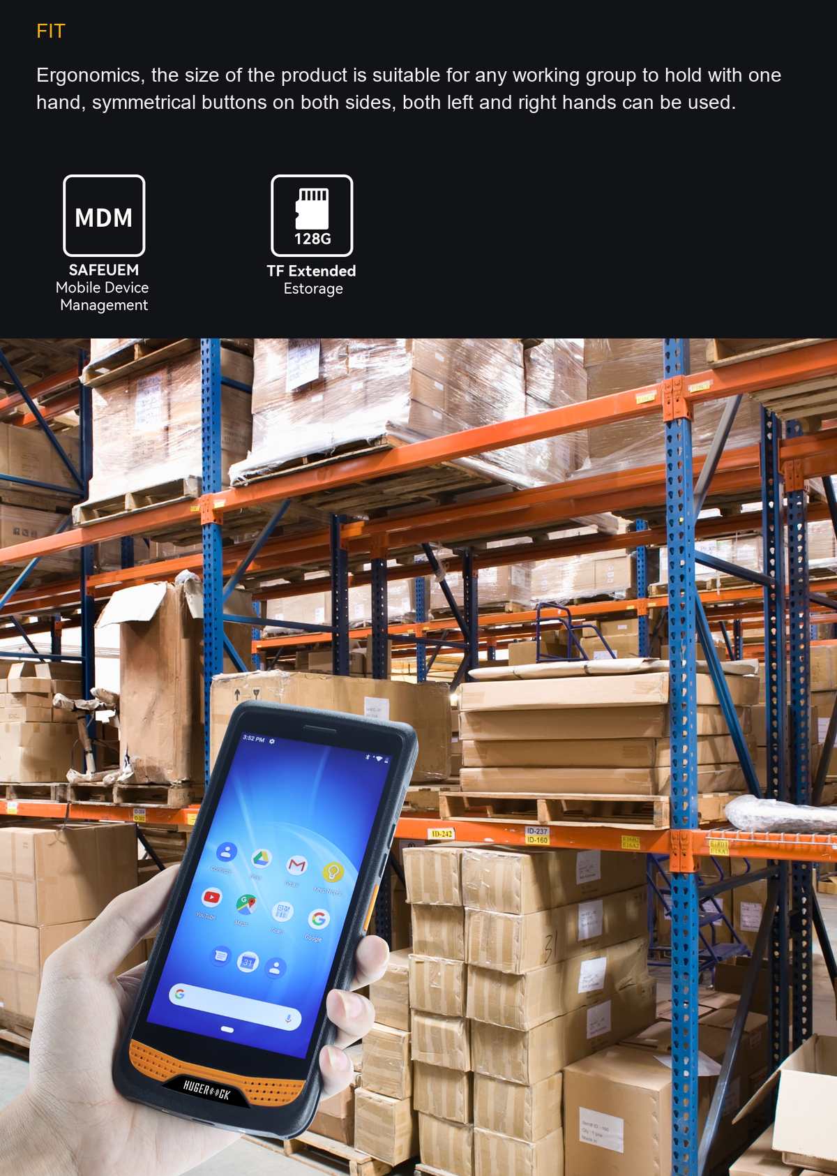 HUGEROCK R36 product features