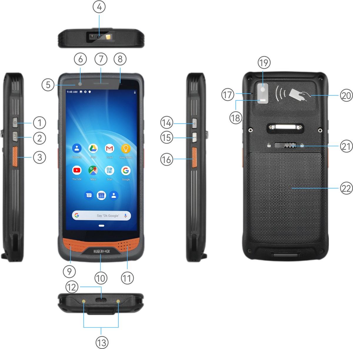 HUGEROCK R36 technical specifications