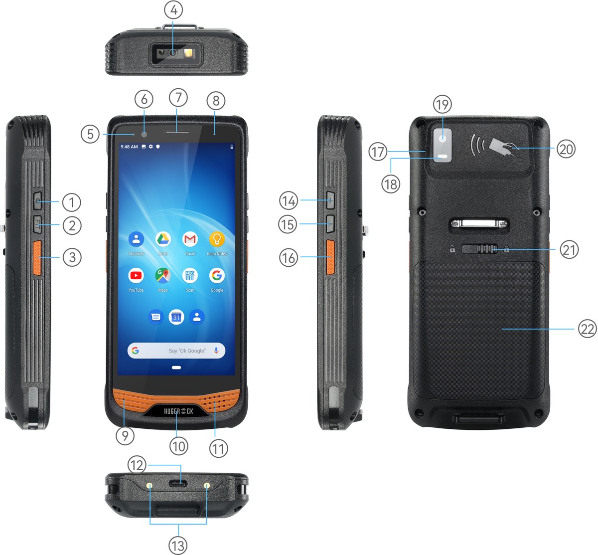 HUGEROCK R36A technical specifications