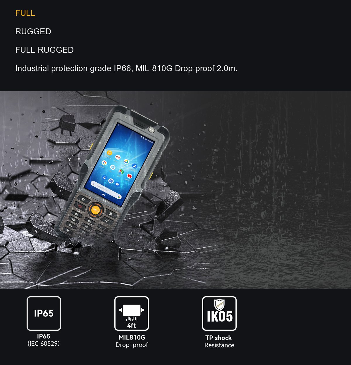 HUGEROCK R50 product features