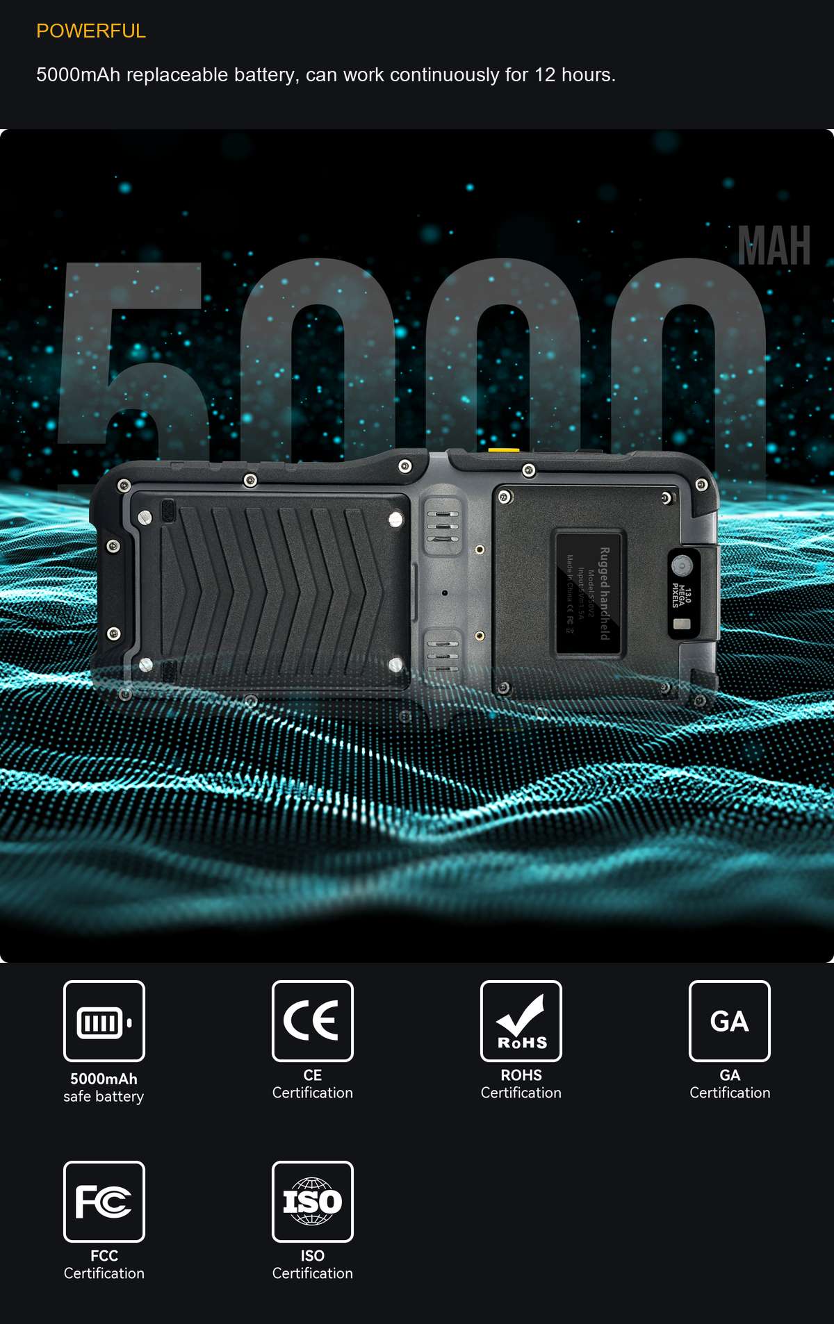 HUGEROCK R50 product features