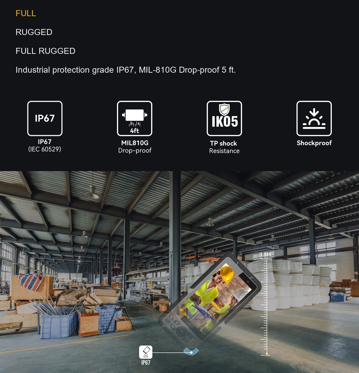 HUGEROCK R60 product features
