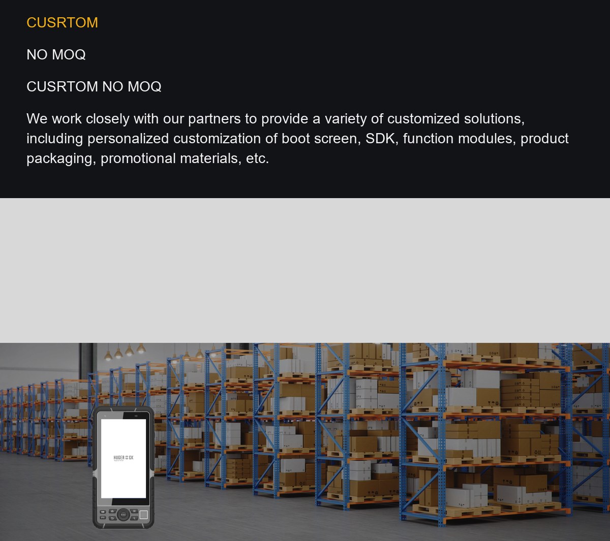 HUGEROCK R60 product features