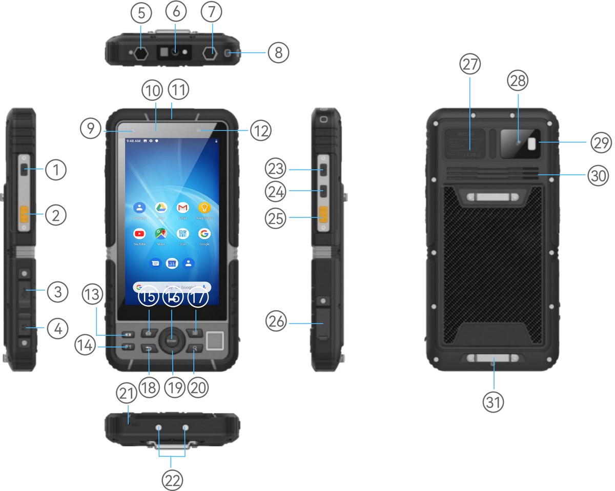 HUGEROCK R60 technical specifications