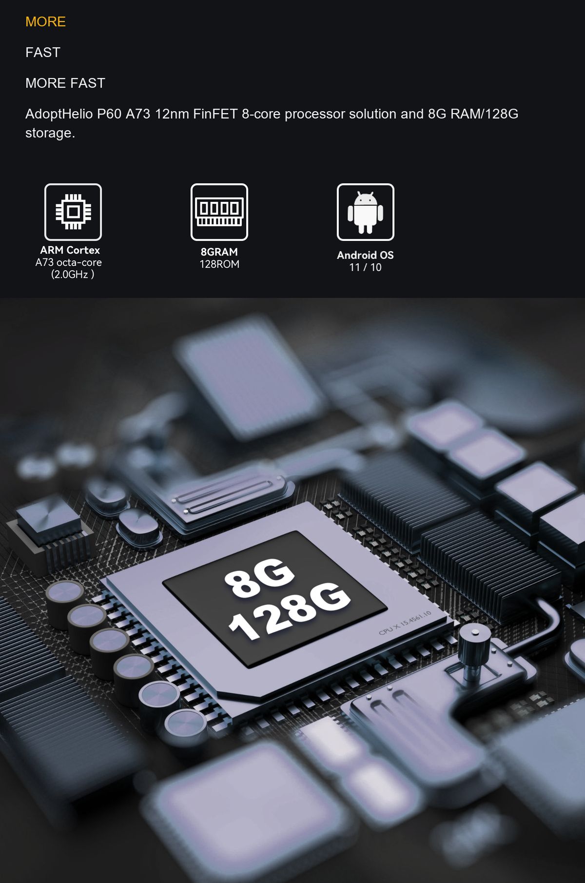 HUGEROCK R70 product features