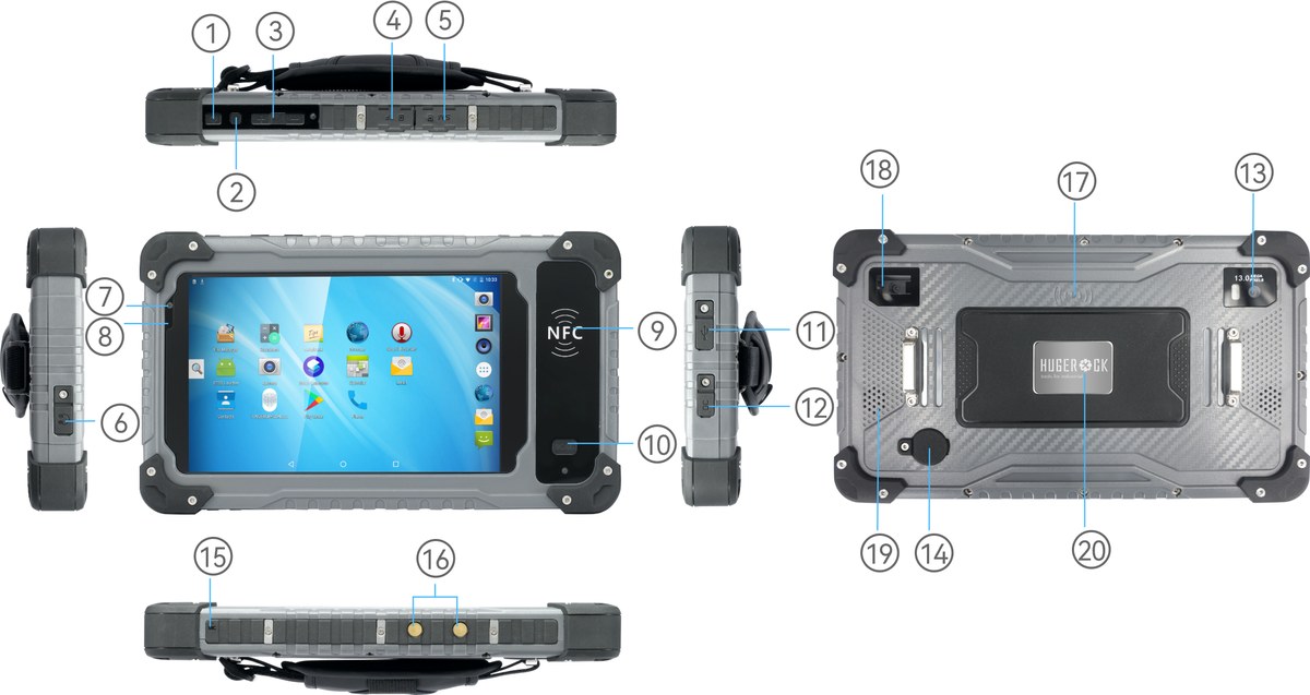 HUGEROCK R70 technical specifications