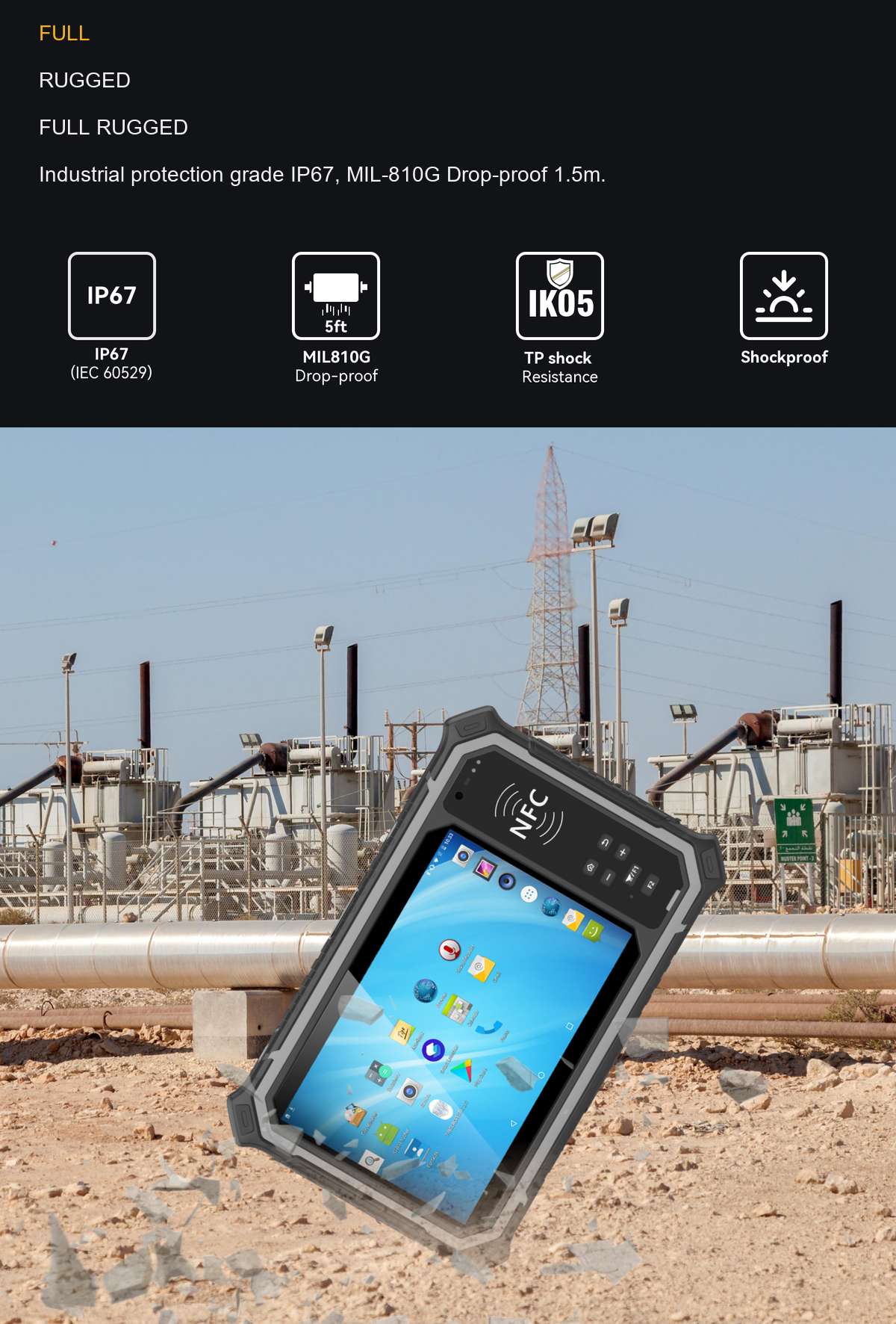 HUGEROCK R80 product features