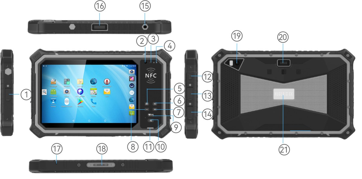 HUGEROCK R80 technical specifications