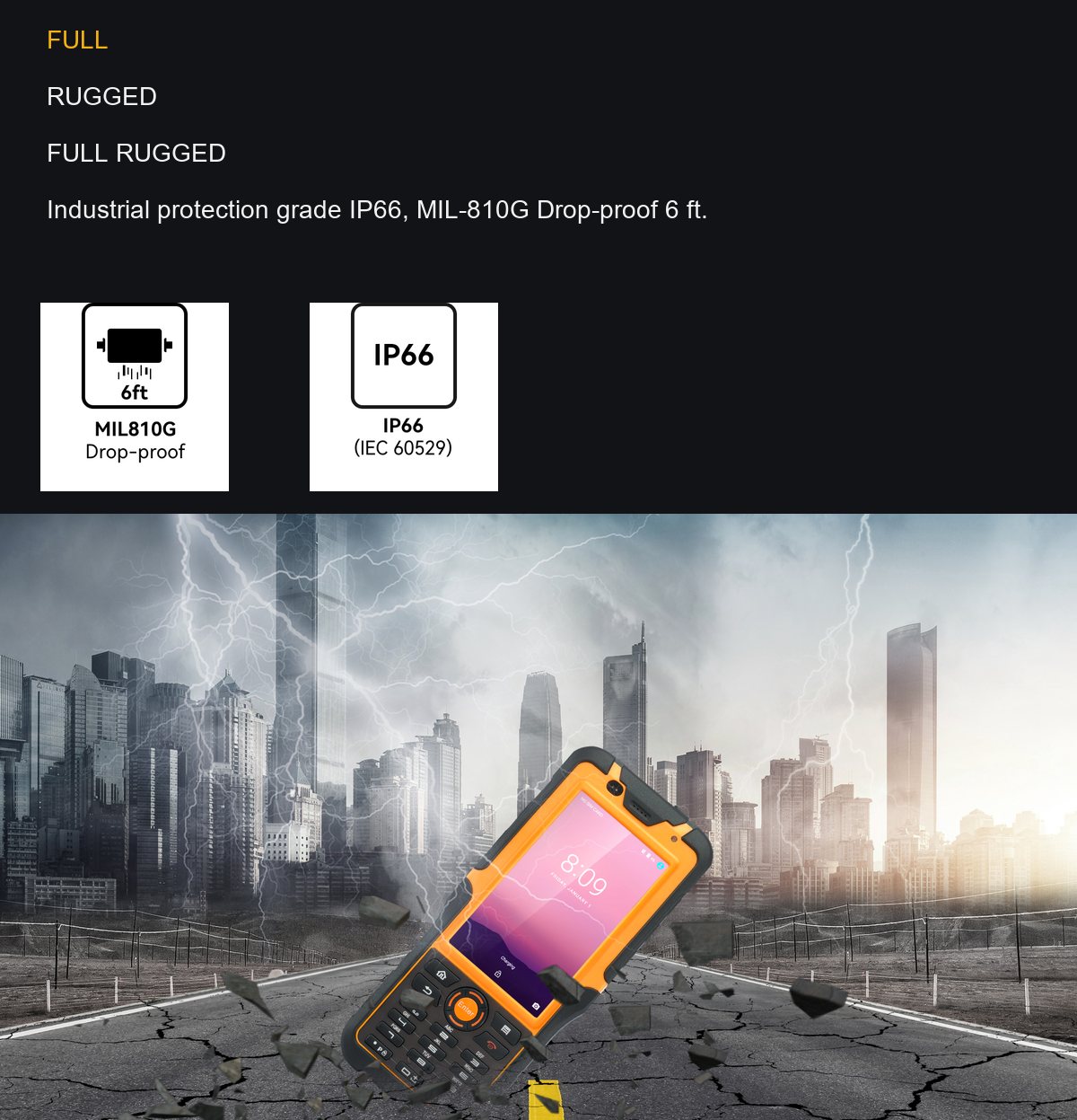 HUGEROCK S50EX product features