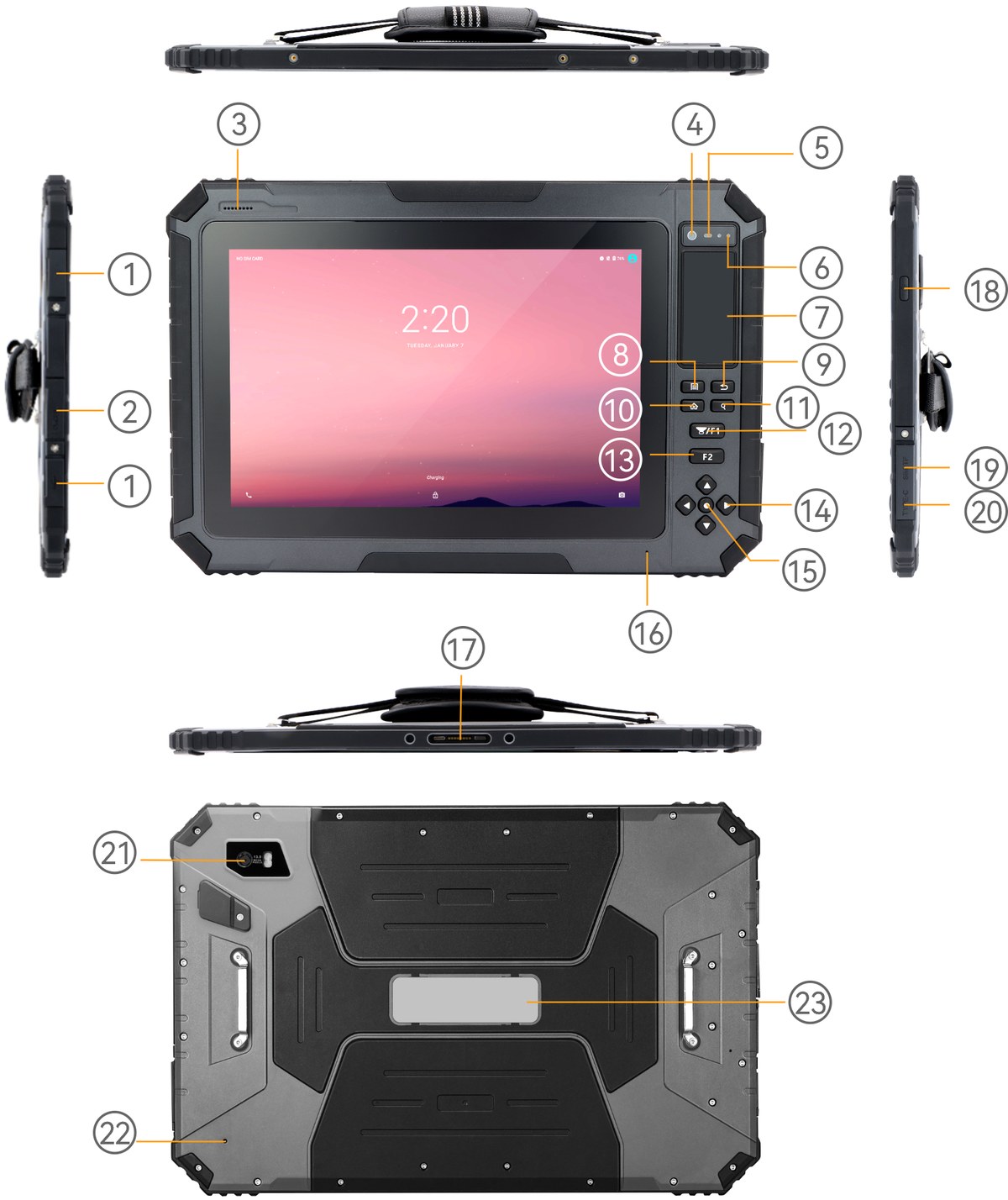 HUGEROCK T101 technical specifications
