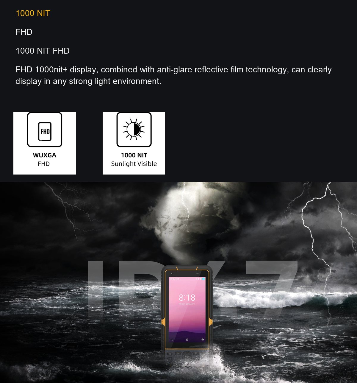 HUGEROCK T101EX product features