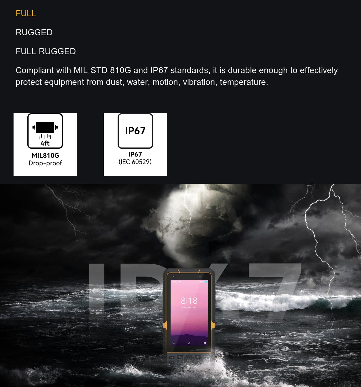 HUGEROCK T60EX product features