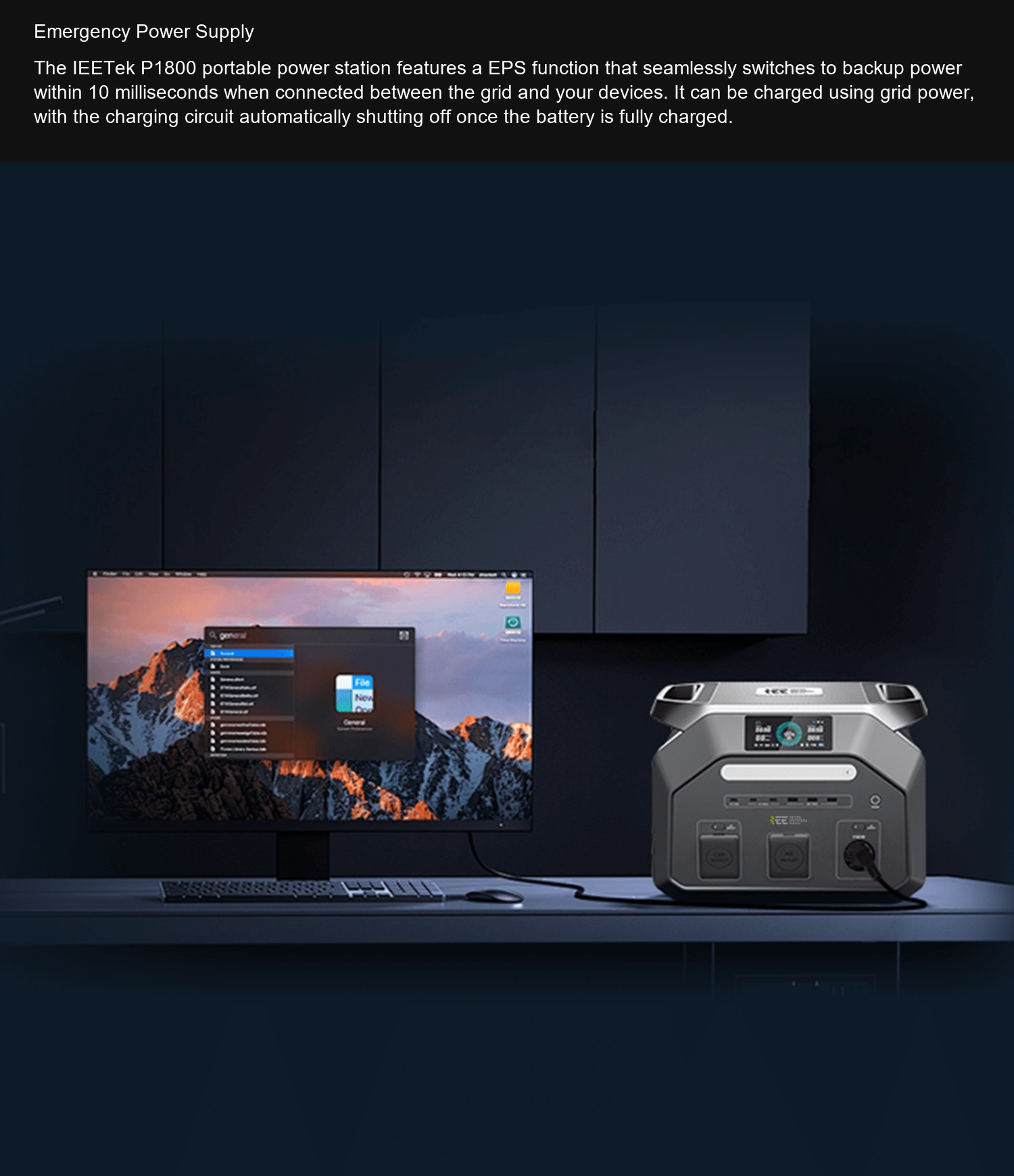 IEETek P1800 Emergency Power Supply