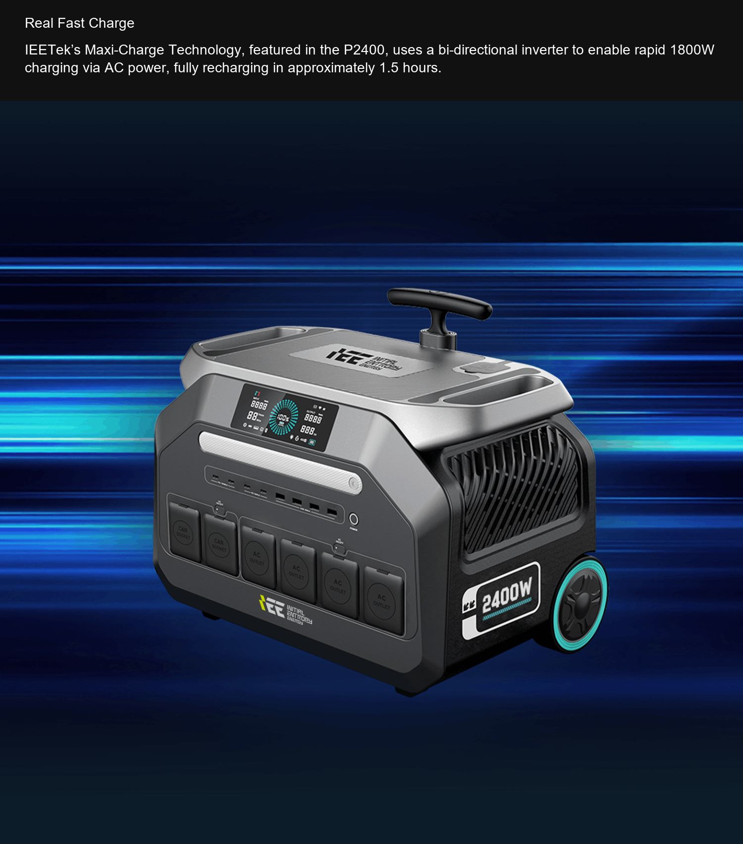 IEETek P2400 Real Fast Charge
