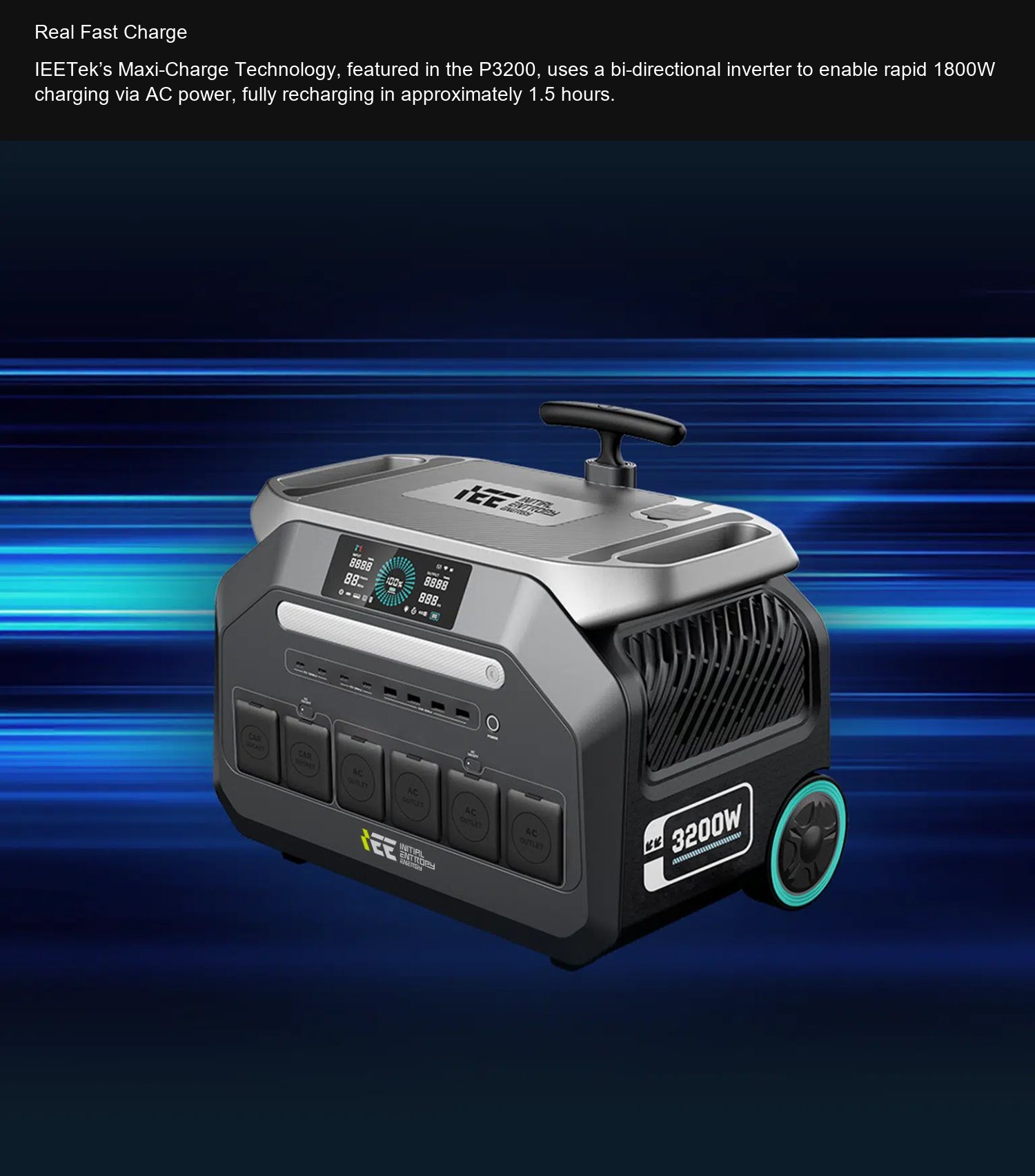 IEETek P3200 Real Fast Charge