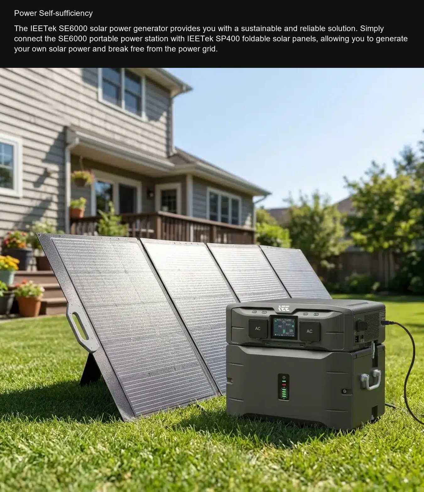 IEETek SE6000 Power Self-sufficiency