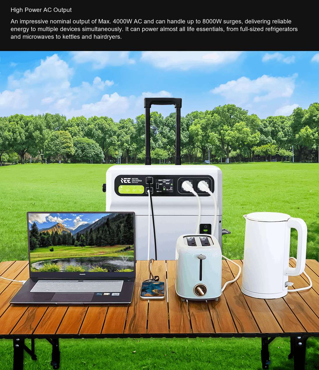 SH4000 High Power AC Output