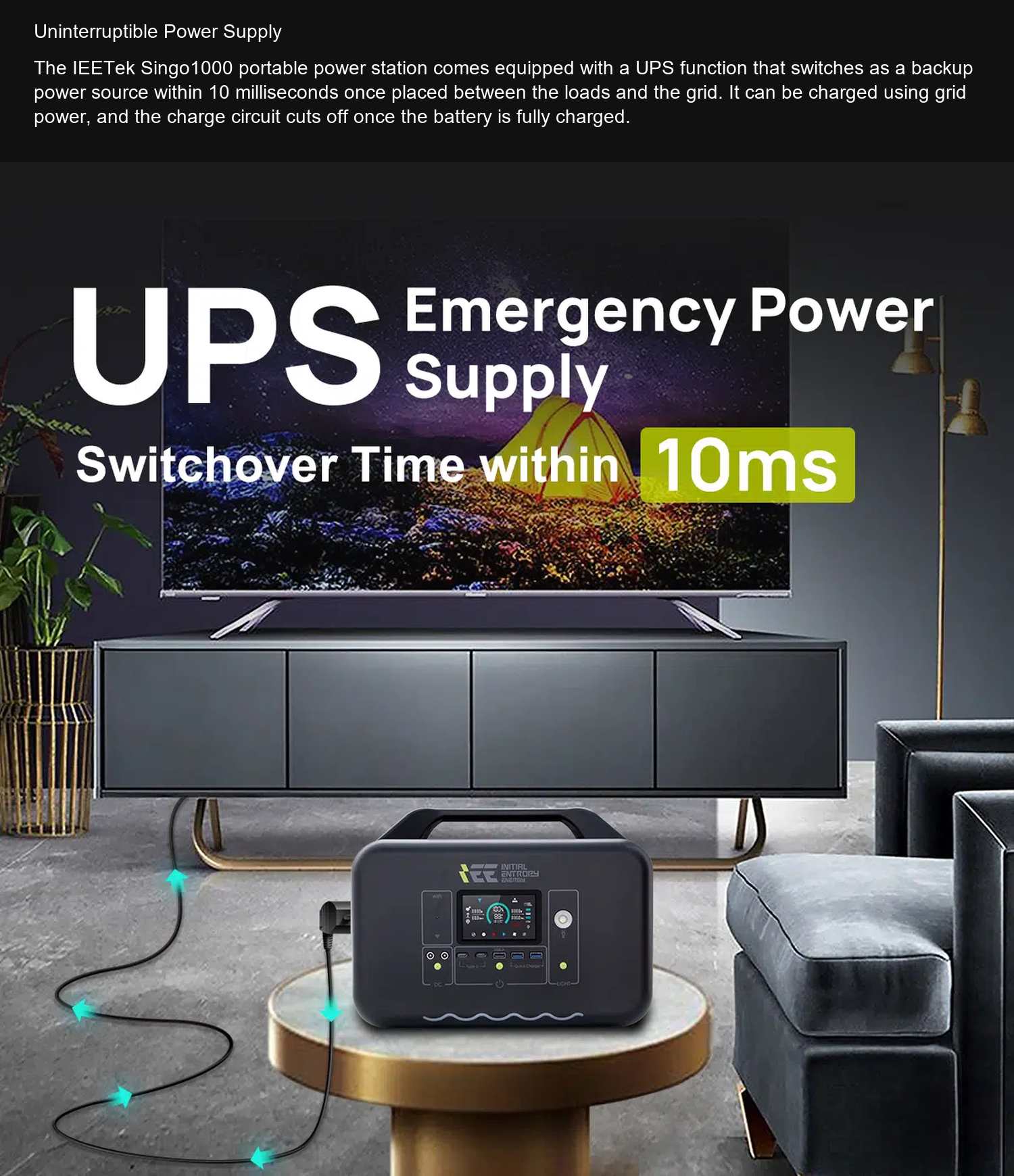 IEETek Singo1000 Uninterruptible Power Supply