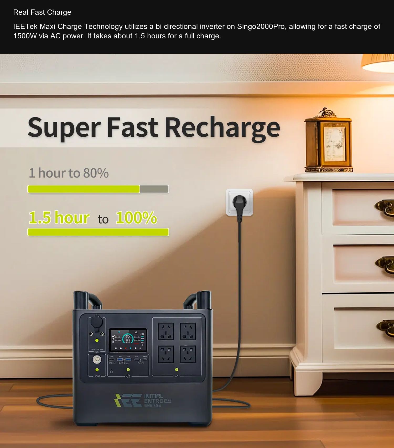 IEETek Singo2000Pro Real Fast Charge