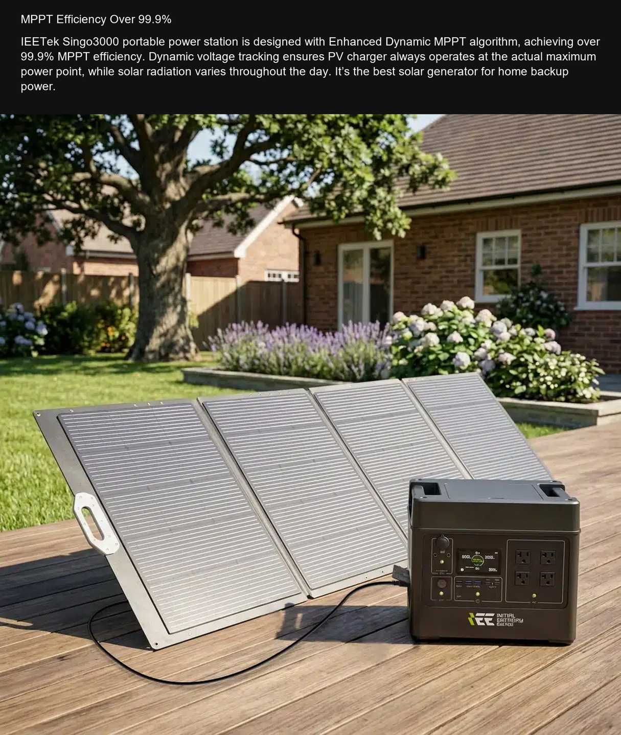 IEETek Singo3000 MPPT Efficiency Over 99.9%