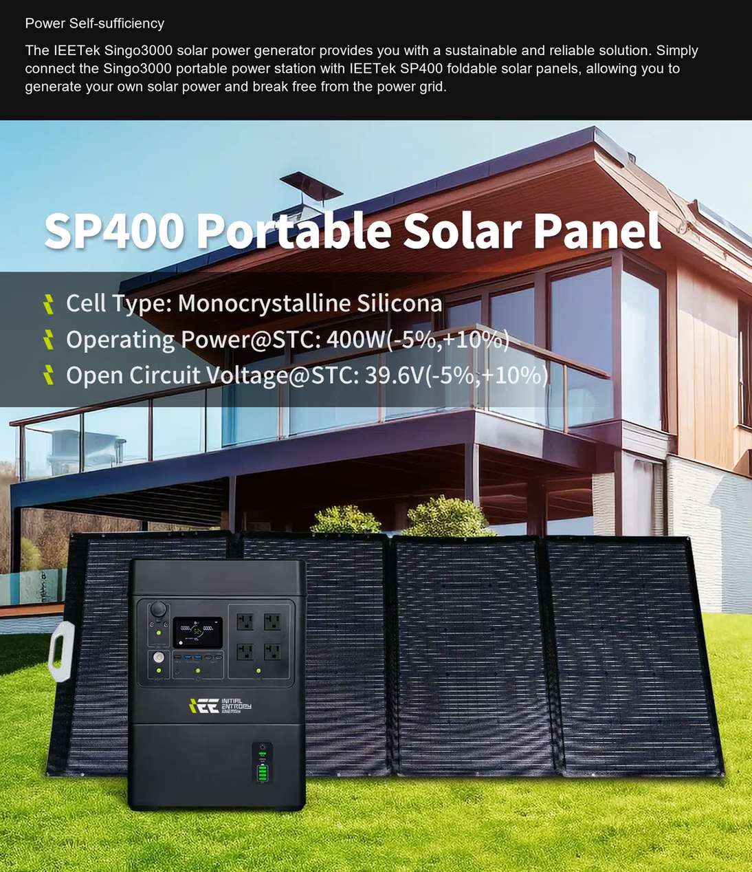 Singo3000 Power Self-sufficiency