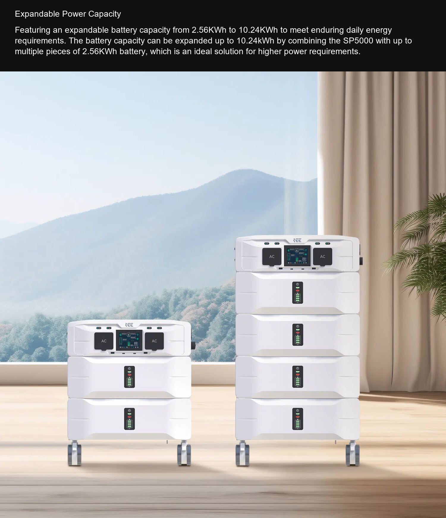 SP5000 Expandable Power Capacity