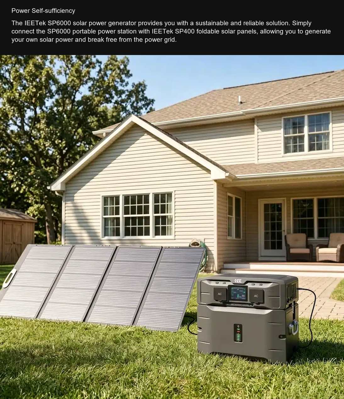 IEETek SP6000 Power Self-sufficiency