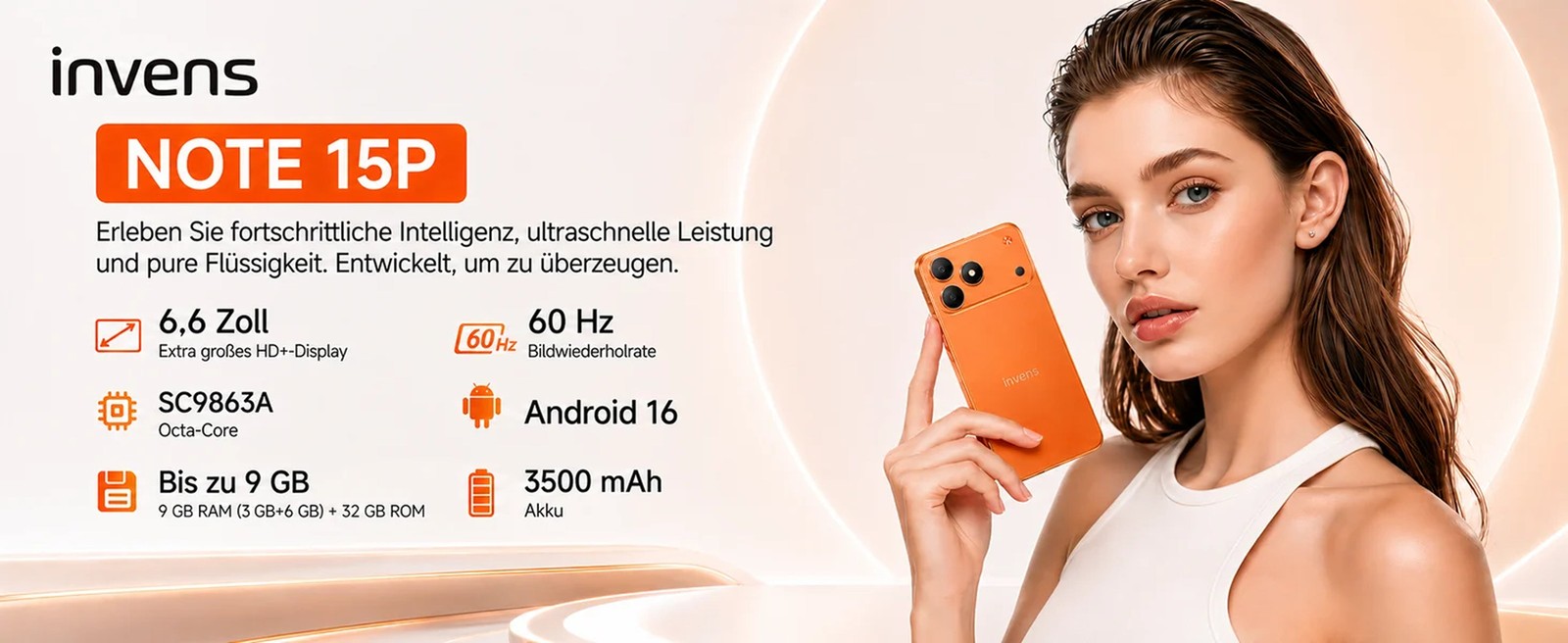 Invens Note 15P official product features 1